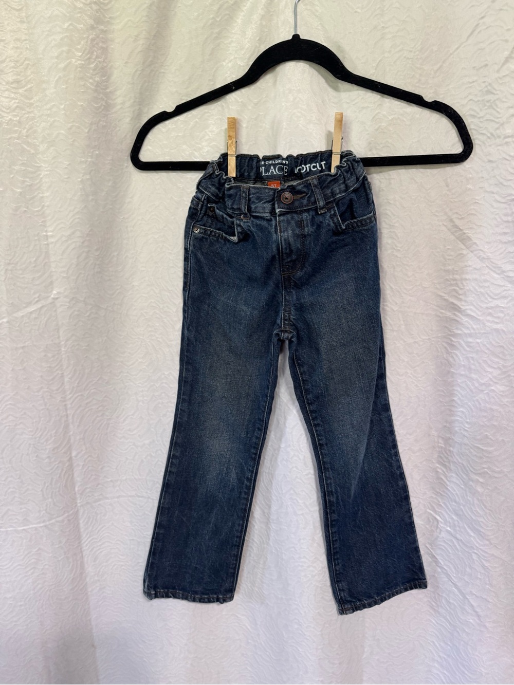 The Children's Place Girls Straight Leg Dark Blue Jeans